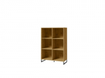 Riiul ADRK Furniture Aria, pruun/must
