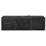 vidaXL aiapatjade hoiukott, must, 135 x 40 x 55 cm, pol&uuml;et&uuml;leen