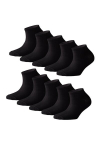 Madalad sokid naistele Sunny Side, must, 10-pakk