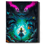 V&auml;rvi numbri j&auml;rgi Raamis "Alice Imedemaal" Oh Art! 40x50 cm