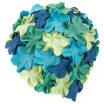 Ujumism&uuml;ts Aqua-Speed Bloom lateksist, sinine/tumesinine/roheline