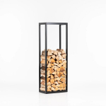 Loft Solid logi hoidja, must teras