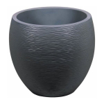 EDA Round Pot Graphit &Oslash;50cm - Capacity 46L - Anthracite Gray