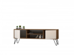 TV alus Asir, 140x50x30 cm, pruun/valge
