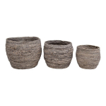 S&auml;ilytyskorit 3 kpl, harmaa