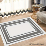 Lihtne Elutoa Magamistuba Vaip, Hall Ruut, Libisemisvastane, Pehme ja Pestav., 80 * 120 cm / 31,5 * 47,2 colio