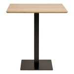 Laud - Fano kohvilaud - 70x70x75 cm - Must