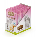 CatFest Einekotike kana ja krevettidega želees, 12 x 70 g