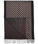 Soe sall rombimustriga l&auml;ikiv niit pehme sile 180x70 cm