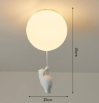 1tk G9 3000K 15*35cm rippvalgusti lastetuppa Soe kollane valgus