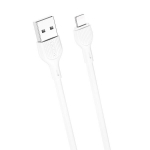 XO kaabel NB200 USB - Lightning 2,0m 2.1A valge