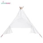 Primabo Teepee telk lastele 80&times;80 cm, valge