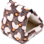 Hamstrimaja Talvine soe Hamstrimaja Talvine soe hamstrivoodi v&otilde;rkkiik m&auml;nguasja voodi onn meriseale j&auml;nesele t&scaron;int&scaron;ilja tuhkru rotile v&auml;ike lemmiklooma maja 22x21cm