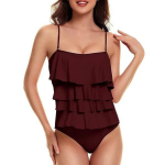 Salendav ujumistrikoo naistele Saitdress, punane, XL
