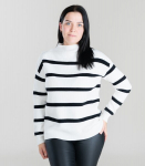 Hailys naiste kampsun MO44RENA DZ*02, valge/must