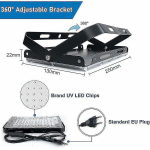 2tk 100w UV Led Floodlight Blacklight Ip65 veekindel, ultraviolett LED-lamp, efektvalgustus akvaariumile, peole, neoonmaaling, luminofoorplakat