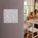 1tk S&auml;delev H&otilde;be Rhinestone L&uuml;liti Kate, Kivikeste Seinalaudu Katted.