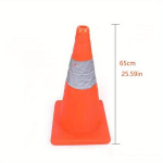 30CM/40CM/60CM/65CM/70CM H&auml;daolukorra Teleskooptee Koonus, Hoiatus Helkur M&auml;rgid., 65 cm