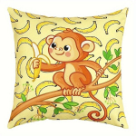 Ahvitekstiili padjap&uuml;&uuml;rid Multikas Loomad Dekoratiivne Padi 45.72x45.72 cm.