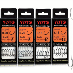 YOTO meetod trossiga s&ouml;&ouml;darihm, noola konksud., (6-8-10-12)MIX*4VNT