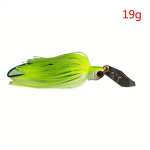 13g/0.46oz 19g/0.67oz Spinner Chatter Bait Kaldulant Jig Peaga Haug Bass Kala P&uuml;&uuml;k, Žydra spalva