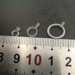 72tk L&auml;bipaistvad S&ouml;&ouml;dakummir&otilde;ngad Karpkalap&uuml;&uuml;giks (3mm, 5mm, 8mm), M (72 vnt.)