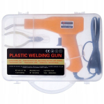 Plastikeevituskomplekt Rosfix RSX-200 &ndash; Ergonoomiline k&auml;epide, Soojusjaotus 750 &deg;C, Komplekt 200 klambriga