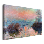 Monet's reproduktsioon P&auml;ikeseloojang Seine'ile 60x90cm