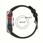 Nutikell Silikoonist Rihm Garmin Fenix Nutikellale Sobib 5/6/7., Juoda