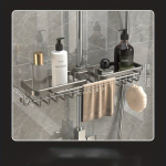 1tk Vannitoa Riiul, Rippkorv, Segisti Riiul Konksude ja Tarvikutega