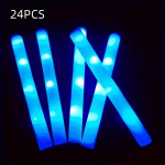 12/24tk Sinised 3LEDs Fluorestseeruvad Pulgad Kolme V&auml;lkumisrežiimiga, 24 vnt