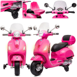 Elektriline mootorratas lastele Vespa MP3 Sun Baby, roosa