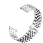 20mm 22mm Metallist Kellarihm Samsung Galaxy Jaoks, Sidabrinis