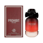 Parf&uuml;&uuml;mvesi Prohibit Rouge Fragrance World naistele EDP, 100ml