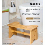 Ergonoomiline Bambusest WC-Jalus - Looduslik, Kaasaskantav Mugavus.