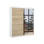 Kapp ADRK Furniture Viki, valge/tamm