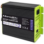 Qoltec intelligentne professionaalne monoliit akulaadija LiFePO4 AGM GEL SLA akudele | 60A | 12V | kiirlaadimine
