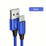 L&auml;ikiv USB-C &uuml;likiire laadimiskaabel PD66W MacBook, iPad, Samsung jaoks, Mėlyna
