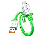 &Uuml;likiire Laadimine USB-C Kaabel 100W 6A - PVC &Uuml;mar L&auml;ikiv Viimistlus, 1,5 m / 4,92 pėdos