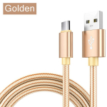 USB Type C Laadimiskaabel, Sobib Samsung/Xiaomi/Vivo/Oppo/Redmi., Auksinės spalvos