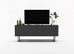 TV-kapp Meble Lindner 120 cm grafiit matt, metallraam