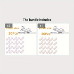 20tk Kaabliklambrid Juhtmehoidja Iseliimuv Kaabli Korraldaja Kinnitusklamber, Skaidrus*2 1,07&euro;/vnt + baltas 1,07&euro;/vnt