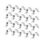20tk 304 roostevaba terasest toruklamber, 20mm/25mm/40mm kaheauguline U-kujuline toruklambrikomplekt.