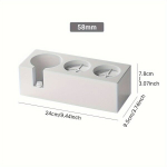 Espresso Tamperjaam, Kohvi Portafilteri Alus Plastikust jaoturiga, Baltas