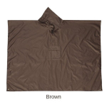 3-&uuml;hes Keep Vihmamantel, T&auml;iskasvanute Pol&uuml;ester Pont&scaron;o Matkamiseks Jalgrattas&otilde;iduks, Tamsiai rudas