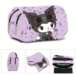 Sanrio Kuromi Suur Maht Pinal - Vastupidav Oxford Kangas, Stiilne Igap&auml;evane Kontoritarvikute Korraldaja, G6516-5