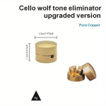 Sa Oled S&uuml;ndinud T&auml;heks - Professionaalne Viiuli Hundiheli Eliminator, Metall/Messing Aksessuaar Parandatud Helikvaliteedile, &bdquo;Cello Wolf&ldquo; garso įrenginio atnaujinimas (grynas varis)
