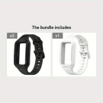 Silikoonist Rihm Huawei Band 9 8 7 6, Integreeritud Korpuse Jaoks Honor Band 7/6., Juoda*2 1,60&euro;/vnt + Balta 1,60&euro;/vnt