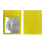 100tk 6.99cmx8.99cm Mati V&auml;rvid L&auml;bipaistva Akna Korduvkasutatav Luku Plastik Kotid., Geltona