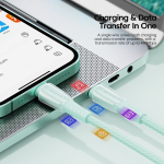 ESSAGER RAIN valge LIGHTNING kaabel 200CM